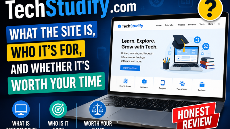 TechStudify.com: What the Site Is, Who It’s For, and Whether It’s Worth Your Time