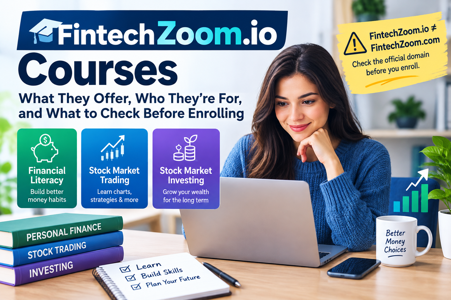 FintechZoom.io Courses: What They Offer & What to Check 2026