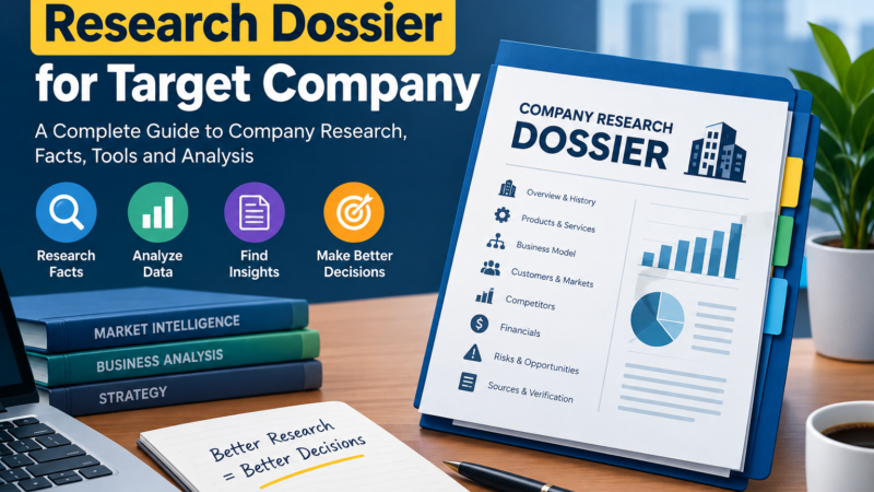 Research Dossier for Target Company: Complete Guide 2026