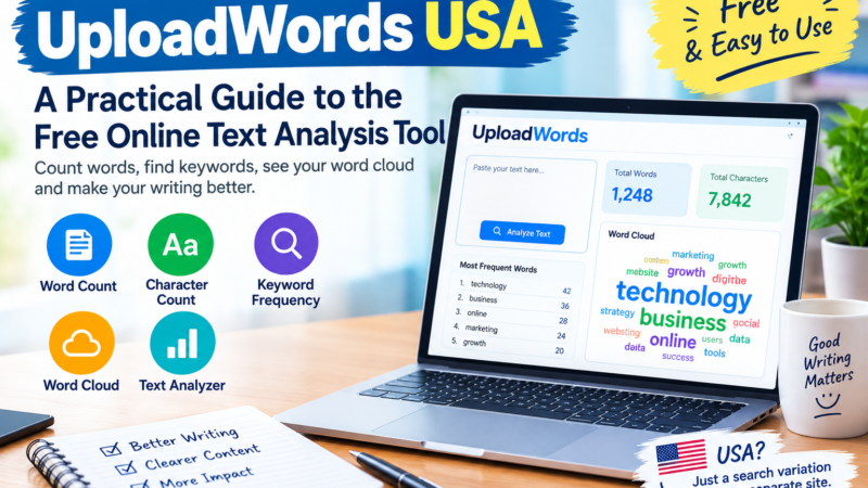UploadWords USA: A Practical Guide to the Free Online Text Analysis Tool